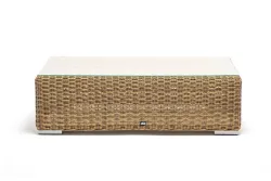 "Боно" журнальный столик из искусственного ротанга, цвет соломенный