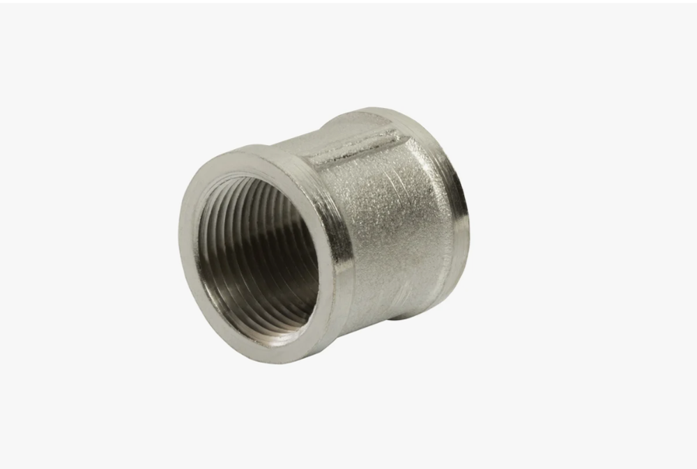 Муфта лат. 3/4" вн./вн. Никель