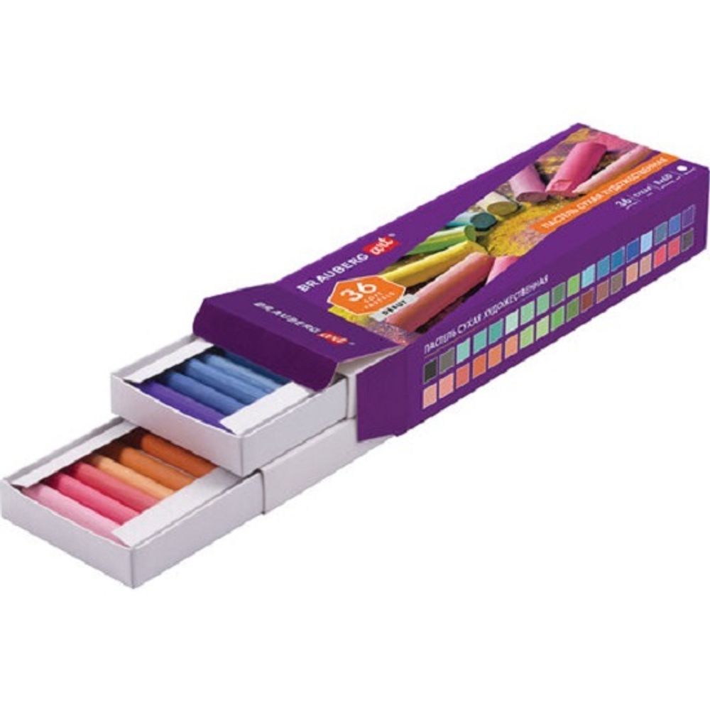 Пастель художественная Brauberg 36цв. Art Debut