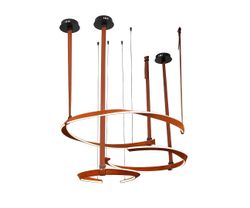 Kink Light 07656-3A,04(3000K) Подвес Маджена коричневый