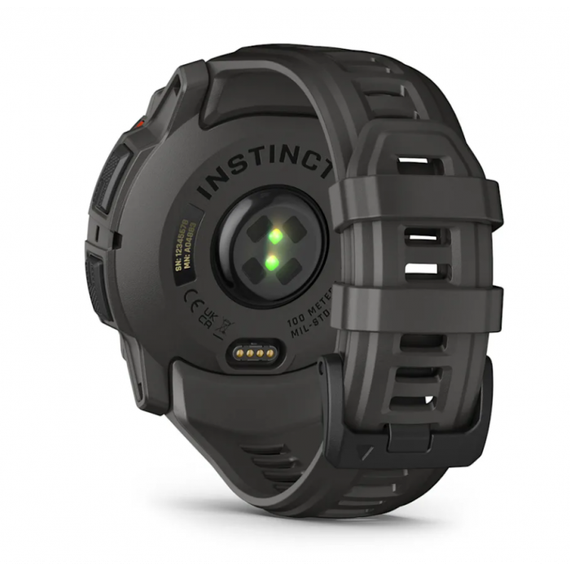 Garmin Instinct 3 Solar 45 мм Black — смарт-часы с GPS и солнечной зарядкой