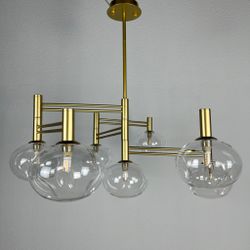 Люстра на штанге TEMPER L7 Gold