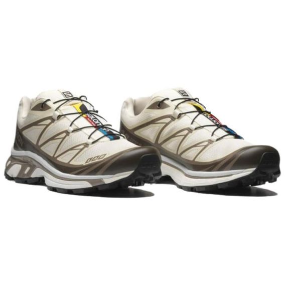 SALOMON XT 6 Беговые кроссовки Низкие Бежево-коричневые Унисекс