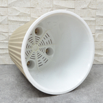 Горшок цветочный Sand 15,8л d320мм с дренажной вставкой, на колесиках, молочный шоколад