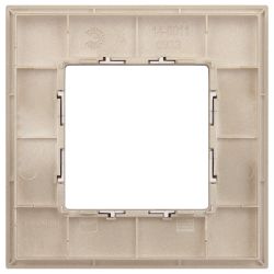 Рамка для розеток и выключателей ЭРА Elegance 14-5011-04 Classic, на 1 пост, шампань