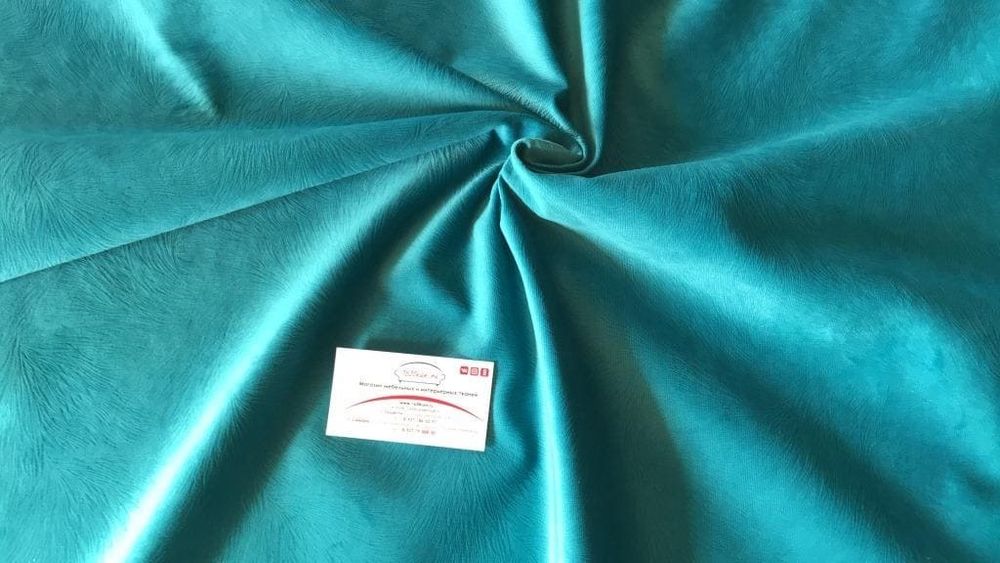 Велюр Чарли 662 бирюзовый