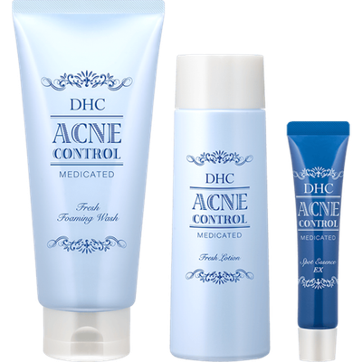 Мощная японская система DHC Acne Control против акне, которая работает с причиной воспалений.