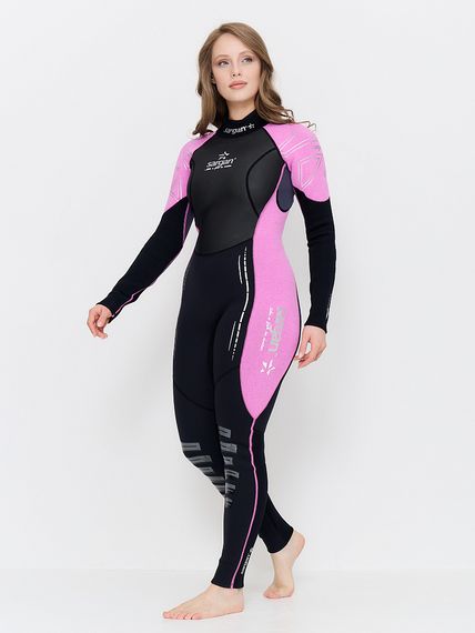 Гидрокостюм Sargan Nero 2.0 Long lady 3 мм черно-фиолетовый