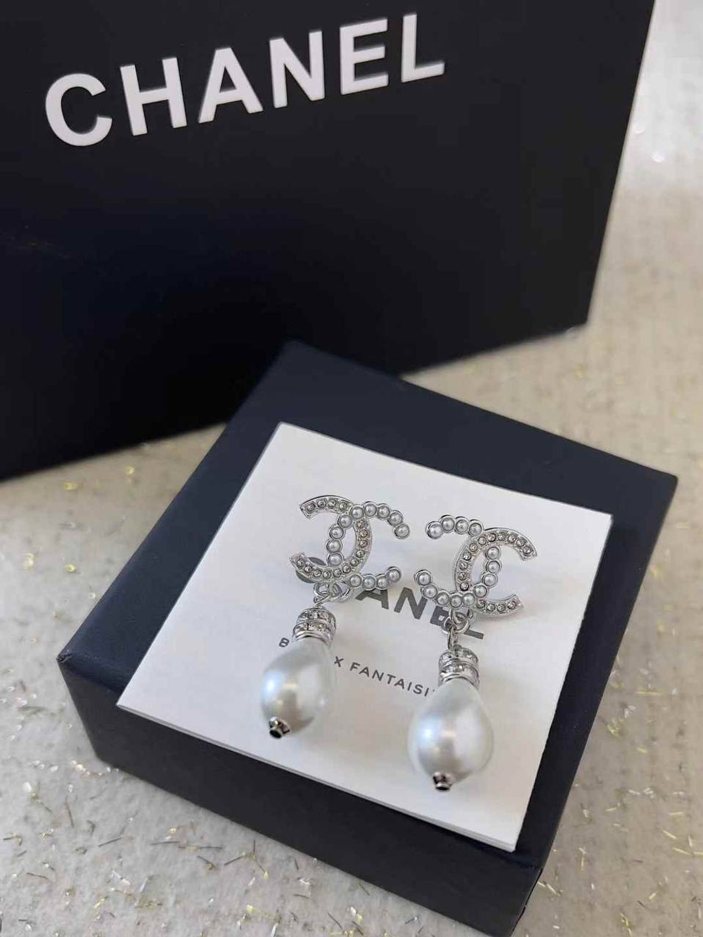 Серьги CHANEL