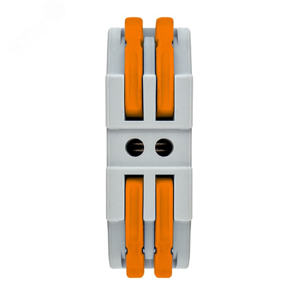 Клемма строительно-монтажная СМК проходная 222-422 2п 0.08-4кв.мм