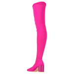 MM6 Maison Margiela Over the knee Boots 7cm Women"s Fuchsia