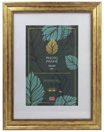 Фоторамка пластик 30х40 см Камелот бронзовая патина