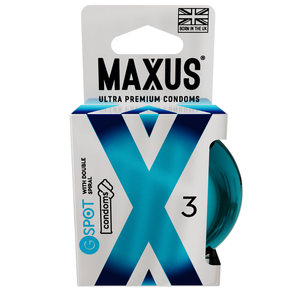 Презервативы MAXUS G spot, двойная спираль, 3 шт