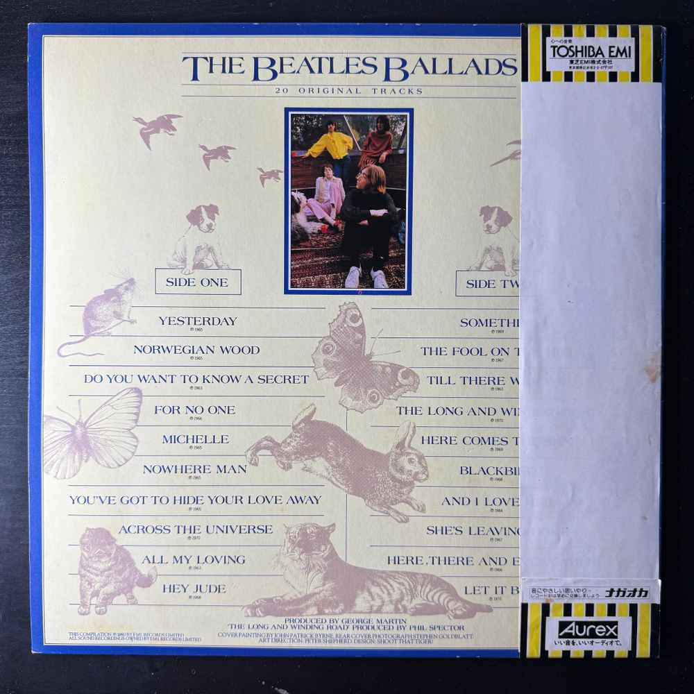 Виниловая пластинка The Beatles ‎– The Beatles Ballads LP