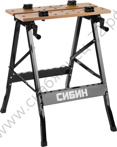 СИБИН 605х635х780 мм, Складной столярный верстак (38723)