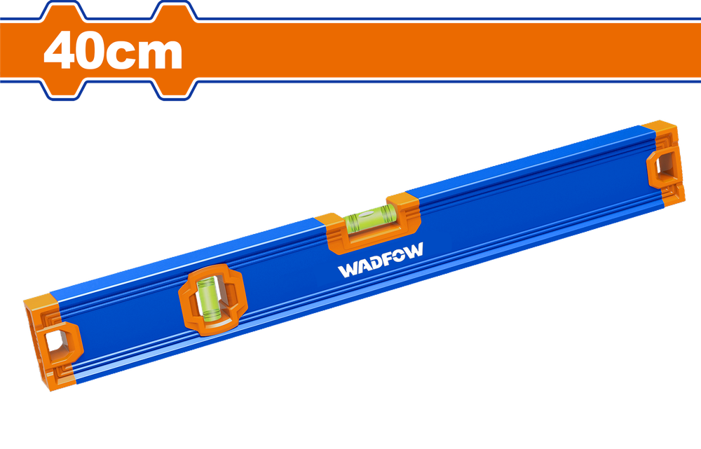 Строительный алюминиевый уровень WADFOW WSL2G40 400 мм
