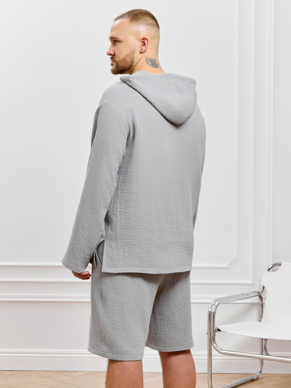 Костюм мужской Нептун-1 Виотекс СЕРЫЙ