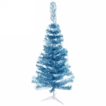Ёлка «Теплая вьюга» 90 см, ПВХ (90 веток), Голубой