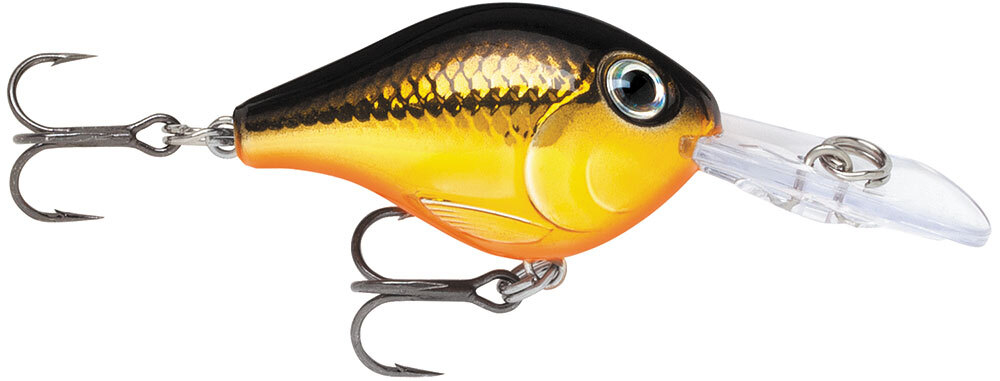 Воблер RAPALA Ultra Light Crank 03 /G /плавающий/ 1,2-2,4м, 3см, 4гр