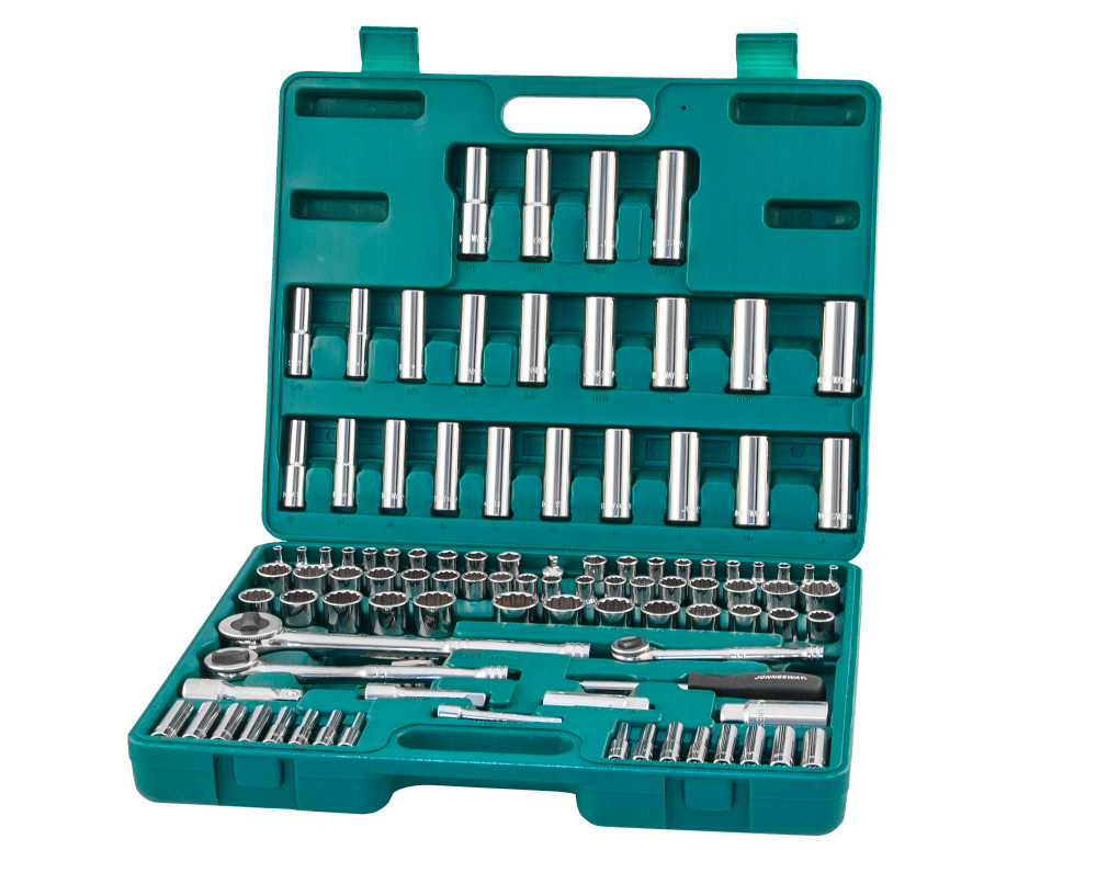 S05H48107S Набор инструмента универсальный 1/4", 3/8" и 1/2"DR, 107 предметов