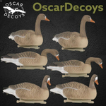Белолобый гусь OSCAR DECOYS Floater Speckbelly Goose Мягкий пластик (плавающий) FSG-3D(6шт)