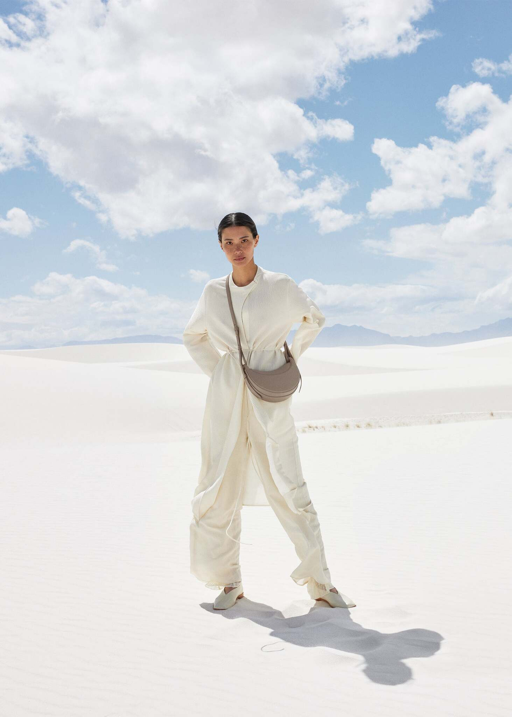 Сумка Polene Numero Dix EDITION TEXTURED TAUPE