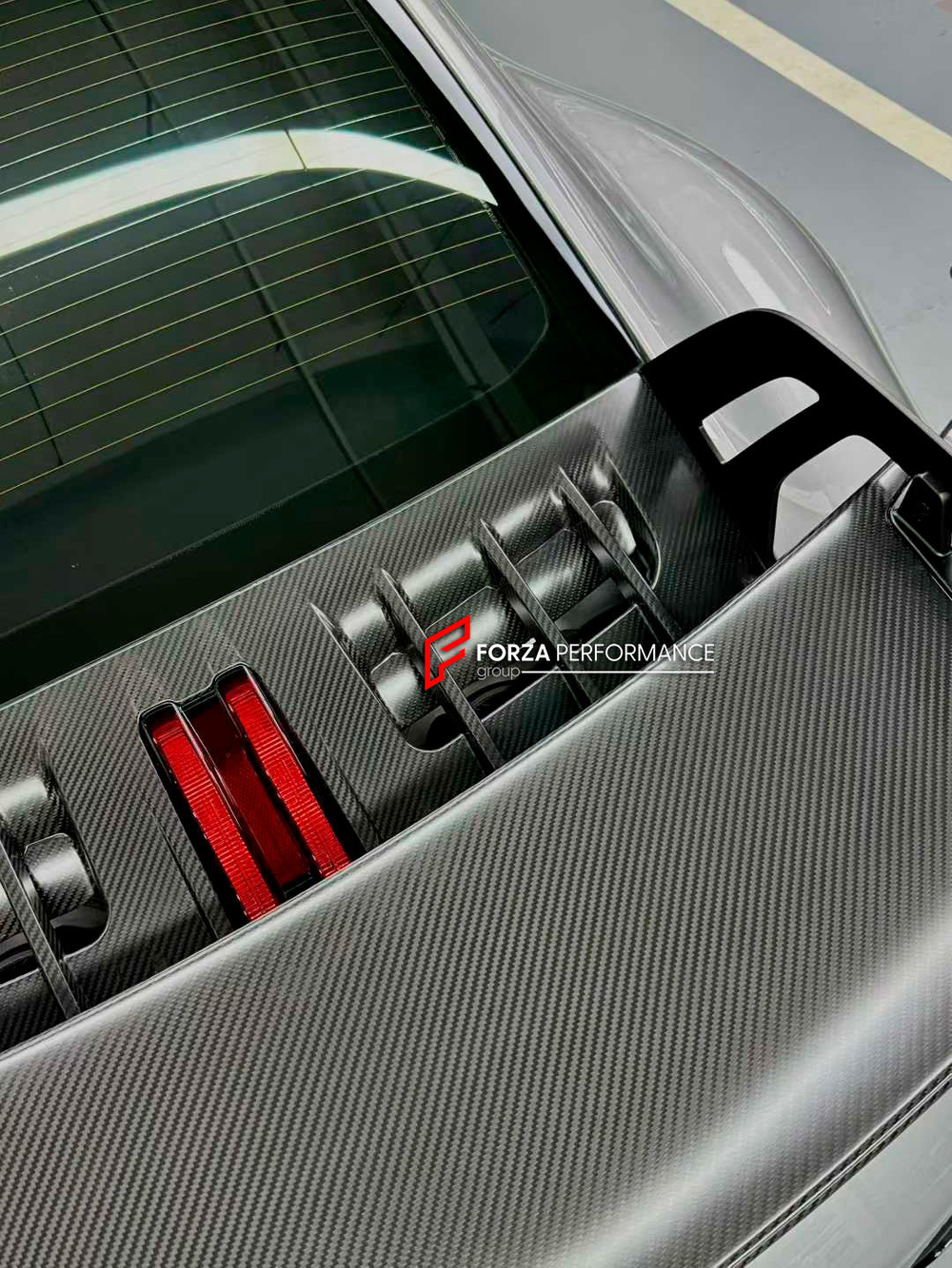 Заднее антикрыло с крышкой двигателя в стиле GT3 для PORSCHE 911 992.1 CARRERA 2019–2024