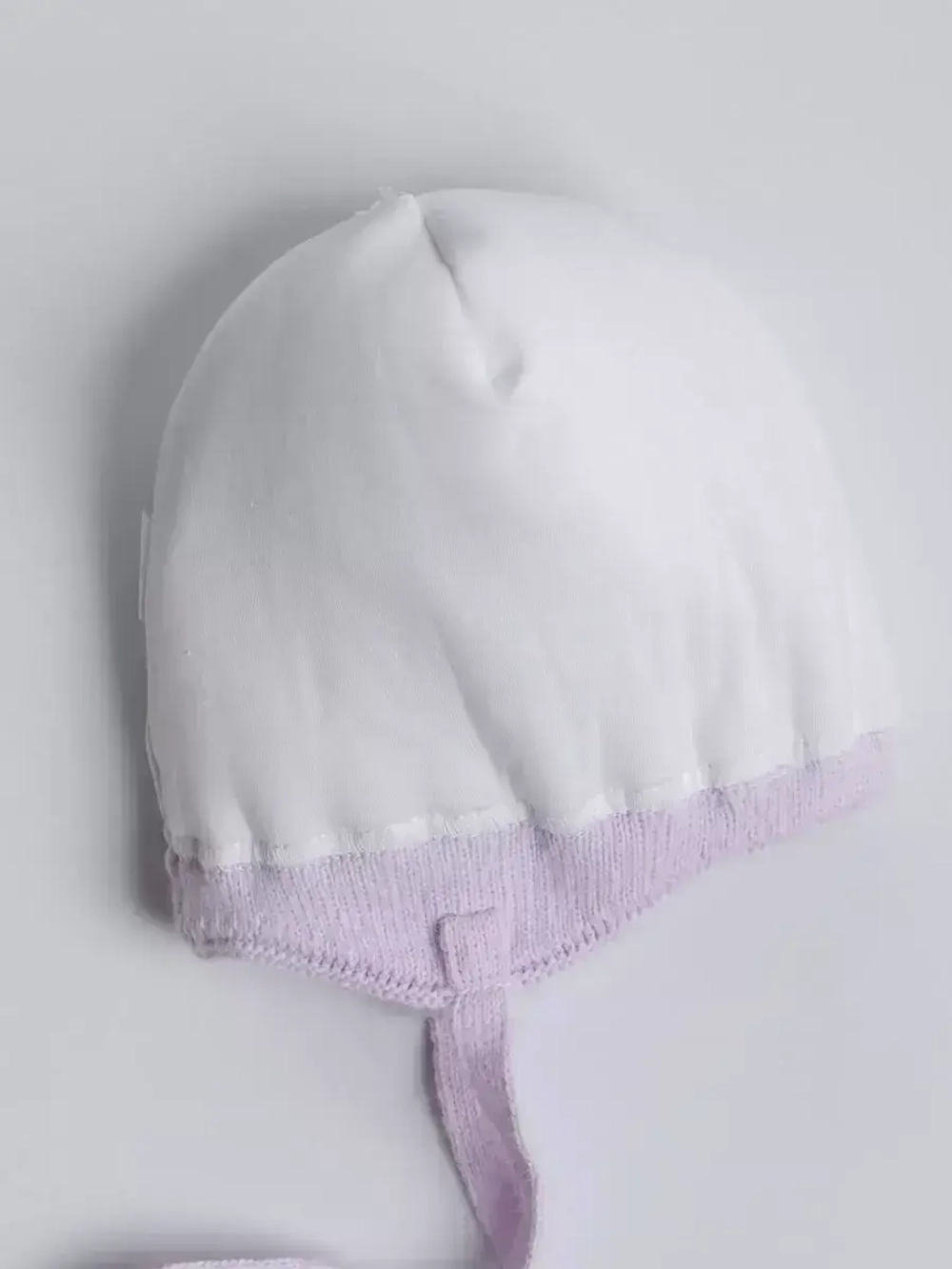 Шапка зимняя вязаная с помпоном