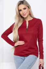 Джемпер "Чувство комфорта" (бордо) Б8676 LT Collection