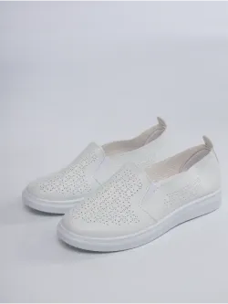 Мокасины летние с перфорацией