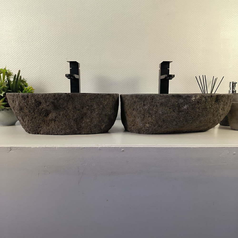 Раковина из речного камня ПАРА! RS-65480 43*35*15 0865