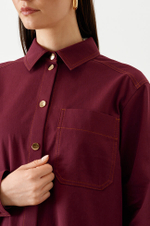 51410 Платье женское (бордо)