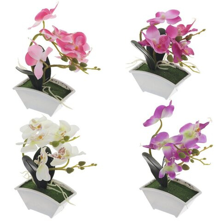 GAEM Цветочная композиция "Орхидея", L11 W11 H18 см, 4в.