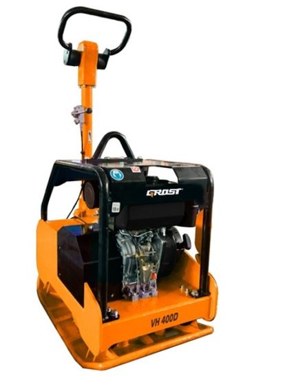 Виброплита реверсивная Grost VH 400D дизельная - [400 кг / 40 кН / Anmax D192F]