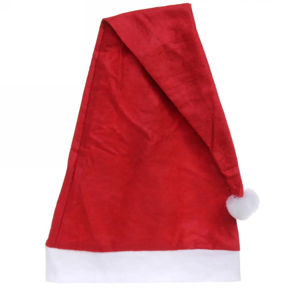 Колпак новогодний удлинённый «Праздник» 28*60см, красный