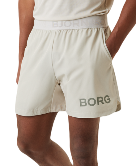 Мужские теннисные шорты Björn Borg Short Shorts - Бежевый