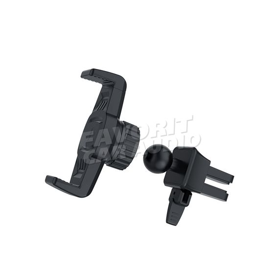 Держатель HOCO CA38 Platinum sharp воздуховод шарнир чёрный