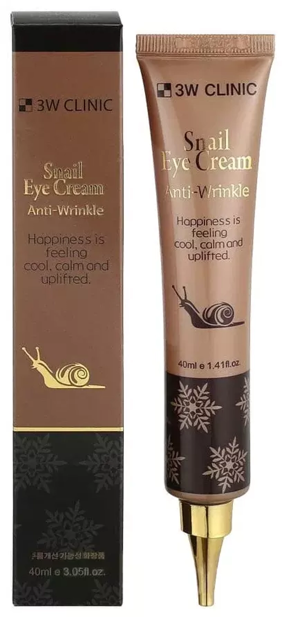 Крем для век 3W Clinic Snail Eye Cream Anti-Wrinkle 40 ml