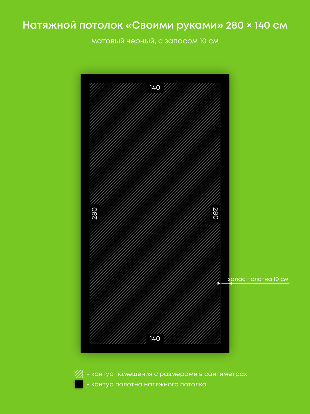 Натяжные потолки 3.9 м2, 3.2 м2