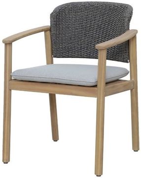 Кресло деревянное с подушкой Freeport