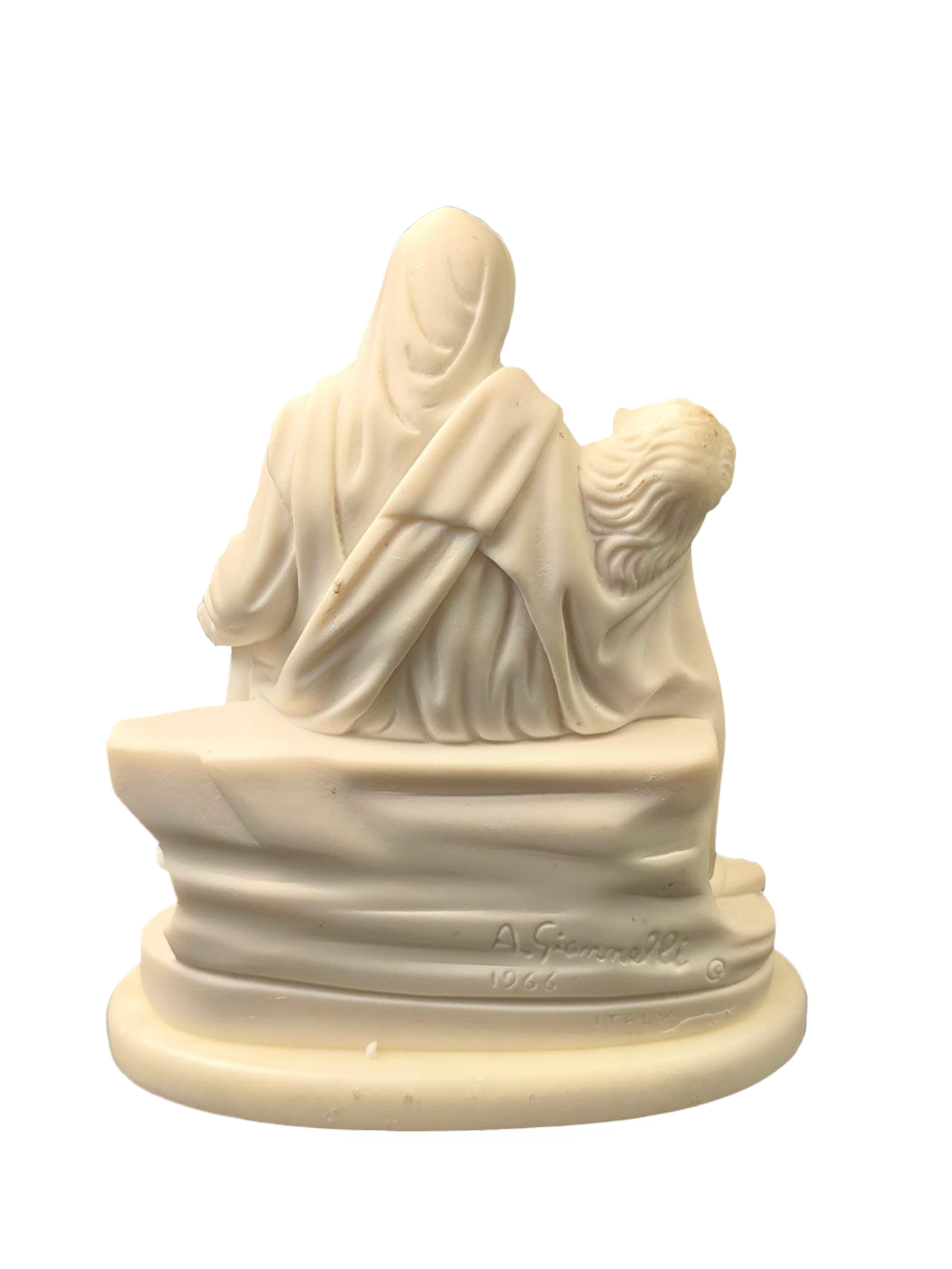 Мраморная статуэтка "Пьета": Мария и Иисус A. Giannelli