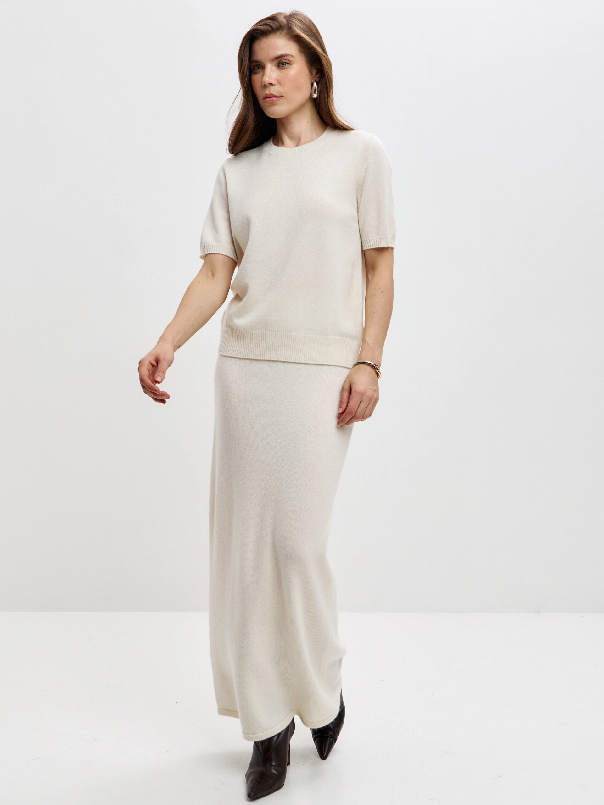 Кашемировая футболка