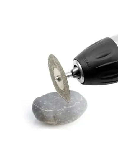 Диски алмазные для гравера 40 мм 10 шт. 2 оправки в комплекте