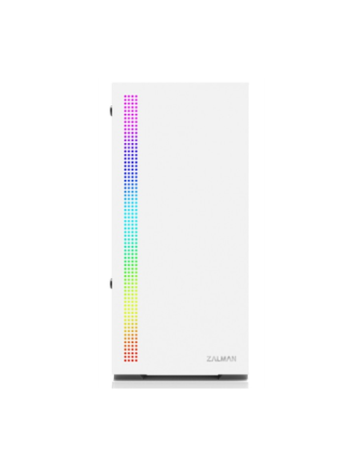ZALMAN S5, ATX, WHITE, WINDOW, 2xCOMBO (3.5" or 2.5"), 4x2.5", 2xUSB2.0, 1xUSB3.0, FRONT 1x120mm, REAR 1x120mm RGB