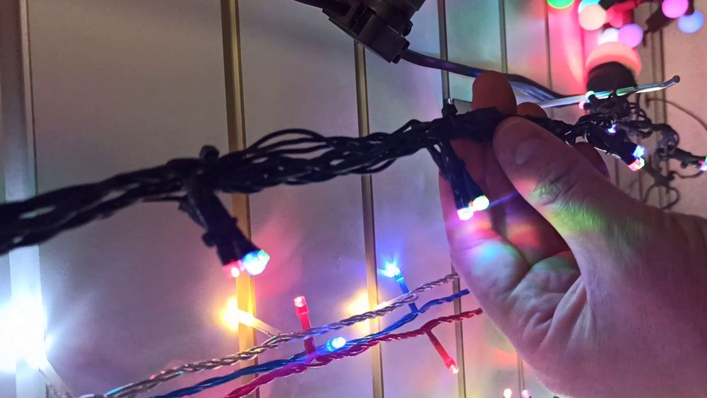 гирлянда rgb уличная