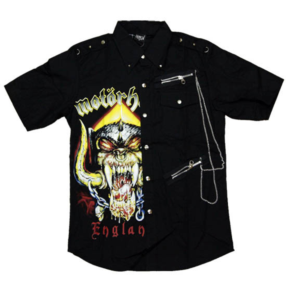 Рубашка Motorhead England цветное лого