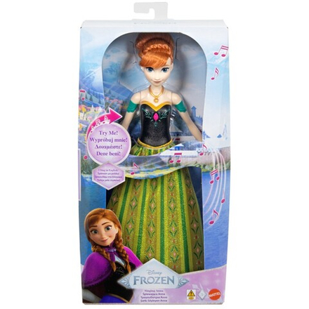 Disney Frozen - Поющая принцесса Анна Кукла Холодное сердце JDX53