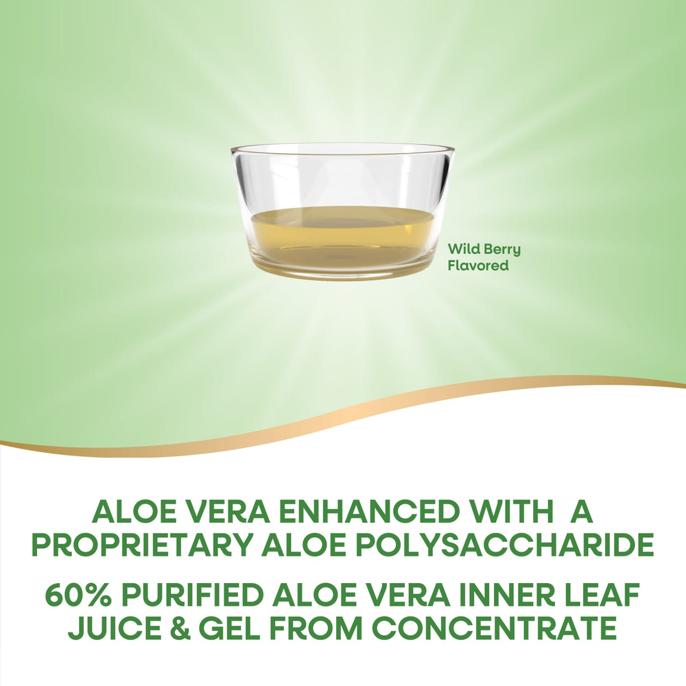 Nature's Way, сок из листьев алоэ вера и гель из внутренней части листьев алоэ вера (Aloe Polymax+™), ягодный вкус, 1 л (33,8 жидк. унции)
