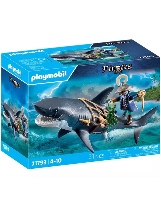 Набор Гигантская акула с пиратом Playmobil 71793