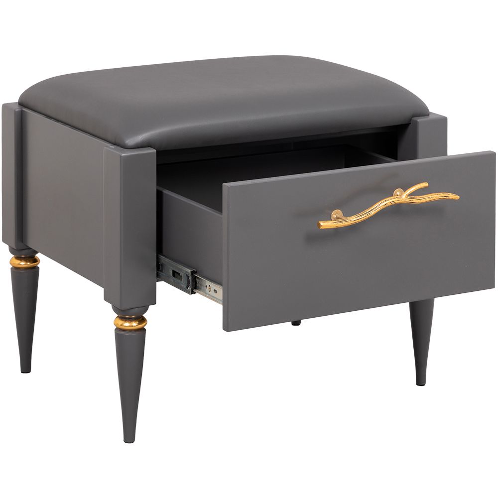 Банкетка Арт mini Серый Голд